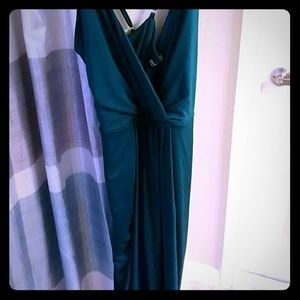 NWT Dark Green Asymmetrical Dress